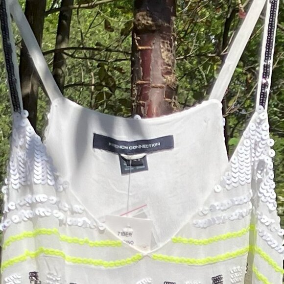 NWT🌟Fench Connection Sequined Slip Dress - Picture 4 of 11